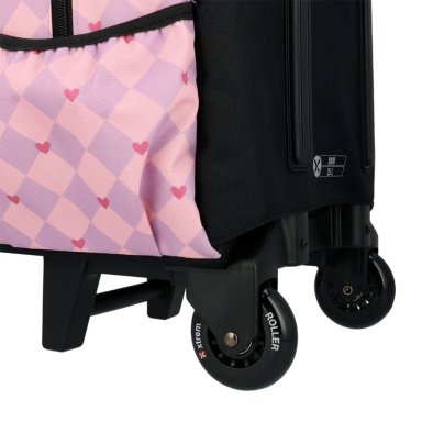 PACK MOCHILA CON RUEDAS XTREM RUN 6XT GATO NEGRO/LILA - 8