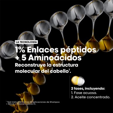 ACEITE BIFÁSICO CAPILAR LOREAL PROFESSIONNEL REPARACIÓN ABSOLUT REPAIR MOLECULAR 30 ML - 6