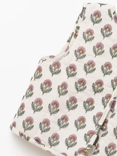 CHAQUETA SIN MANGA ALGODÓN NIÑA SFERA ESTAMPADA - 5