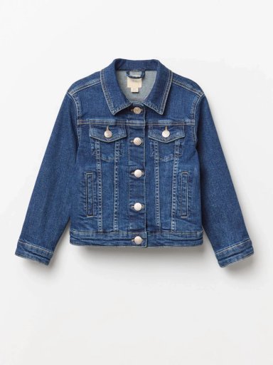 CHAQUETA NIÑA SFERA BÁSICA DENIM - 3