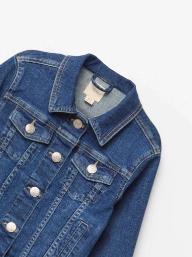 CHAQUETA NIÑA SFERA BÁSICA DENIM - 4