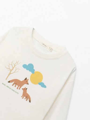 POLERA MANGA LARGA ALGODÓN NIÑO SFERA ESTAMPADA - 4