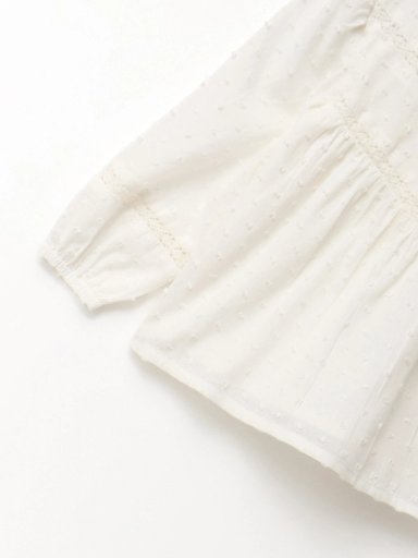 BLUSA MANGA LARGA ALGODÓN NIÑA SFERA PLUMETTI CINTAS - 6