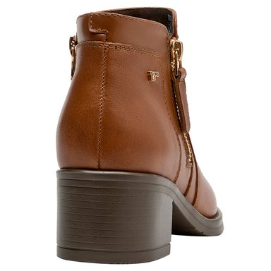 BOTINES MUJER 16 HRS CAMEL 16M0216 CUERO - 5