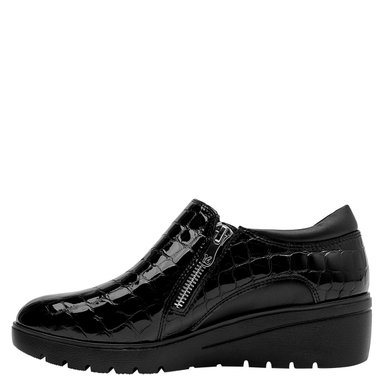 ZAPATOS MUJER 16 HRS NEGRO 16M0148 CUERO - 4