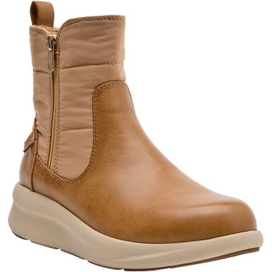 BOTINES MUJER 16 HRS BEIGE 16M0304 CUERO - 2