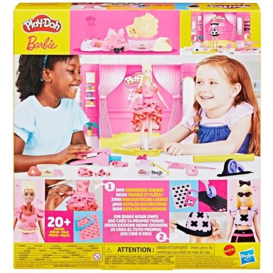 SET DE MASAS MOLDEABLE PLAY-DOH BARBIE DESFILE DE MODA DE DISEÑADOR - 9