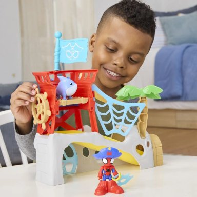 FIGURA DE ACCIÓN SPIDEY AND HIS AMAZING FRIENDS WATER-WEBS ISLA SPIDEY - 13
