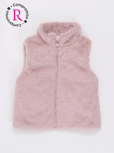 CHAQUETA SIN MANGAS NIÑA BABY HARVEST PELOS - 1