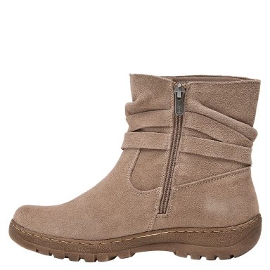BOTINES MUJER PANAMA JACK TAUPE PJM0275 CUERO - 4