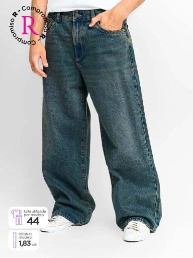 JEANS HOMBRE INDEX ALGODÓN WIDELEG - 1