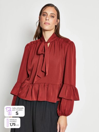 BLUSA MUJER MARQUIS BOHO NUDO - 1