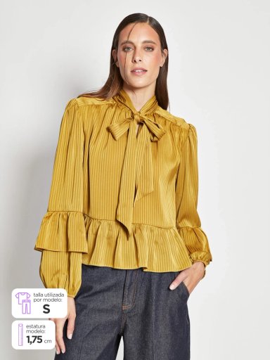BLUSA MUJER MARQUIS BOHO NUDO - 1