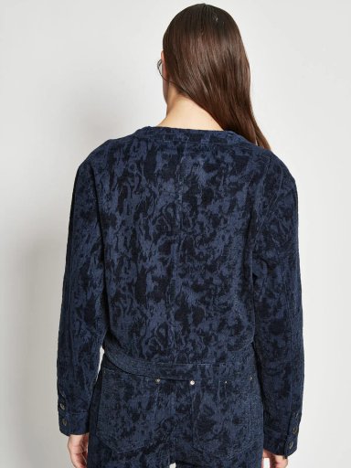 CHAQUETA MUJER MARQUIS ALGODÓN CUELLO CREW DENIM - 5