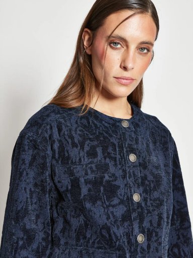 CHAQUETA MUJER MARQUIS ALGODÓN CUELLO CREW DENIM - 6