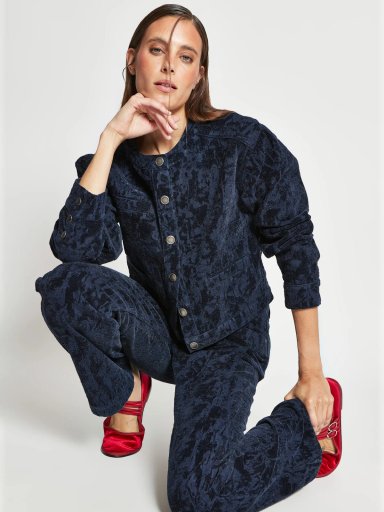 CHAQUETA MUJER MARQUIS ALGODÓN CUELLO CREW DENIM - 7