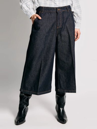 JEANS MUJER MARQUIS ALGODÓN CROPPED QUEBRADURA - 4