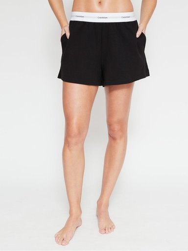 PANTALÓN PIJAMA CALVIN KLEIN ALGODÓN NEGRO - 2