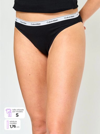 CALZÓN CALVIN KLEIN PACK X3 BIKINI ALGODÓN - 1