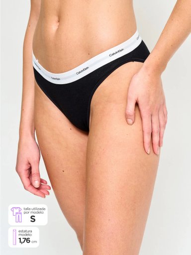 CALZÓN CALVIN KLEIN BIKINI ALGODÓN  - 1