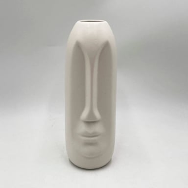 FLORERO RIPLEY HOME ROSTRO NERO BLANCO  - 1