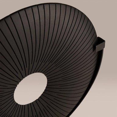 FIGURA DECORATIVA MAISON LINETT CIRCULAR NEGRA - 3
