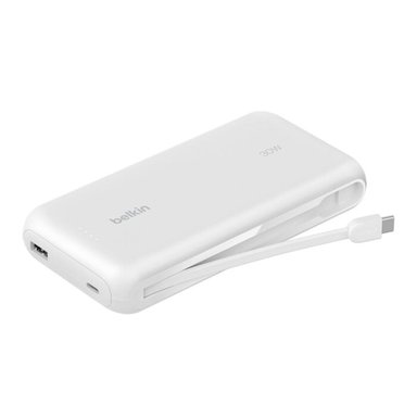 BATERIA 20000 30W PD USB-C BELKIN BLANCA - 1