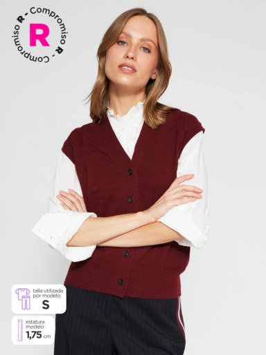 SWEATER MUJER MARQUIS SIN MANGAS - 1