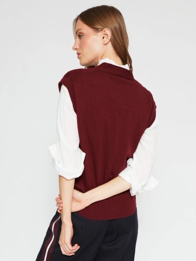 SWEATER MUJER MARQUIS SIN MANGAS - 2
