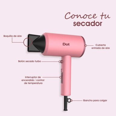 SECADOR DE PELO DOT TURBO DT-002 1800W - 6