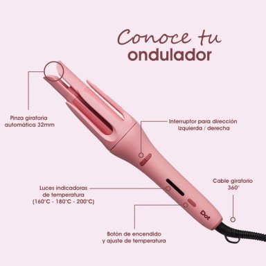 ONDULADOR DE PELO DOT AUTOMÁTICO DT-005 - 6