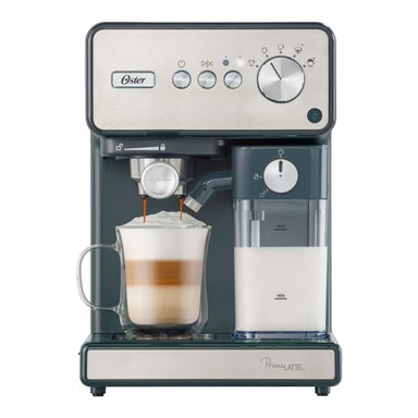 CAFETERA OSTER HIDROPRESIÓN PRIMA LATTE SILVER BVSTEM6604SS-052 - 2