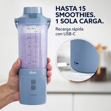LICUADORA OSTER PORTÁTIL BLSTGFP-MH20-000 100W 590ML - 3