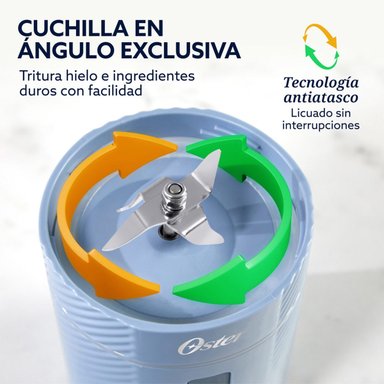 LICUADORA OSTER PORTÁTIL BLSTGFP-MH20-000 100W 590ML - 5