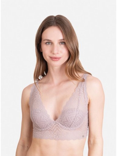 BRALETTE PALMERS ENCAJE CON ARCO Y COPA - 1