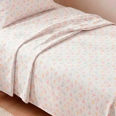 JUEGO DE SÁBANAS RIPLEY HOME ESTAMPADA 1.5 PLAZAS UNICORNIO FLOR - 2