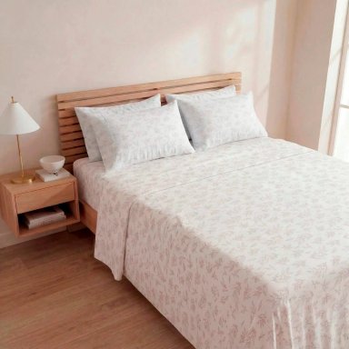 SET SAB EST 144 HILOS 2PL RAMA GRIS - 1
