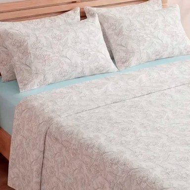 SET SAB EST 180 HILOS 1.5PL FLOR HOJAS - 2