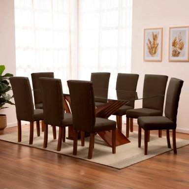 JUEGO DE COMEDOR LIVING FACTORY GAVIOTA 8 SILLAS - 9