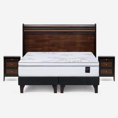 CAMA EUROPEA ROSEN ART 4 2 PLAZAS + SET OPERA II - 1