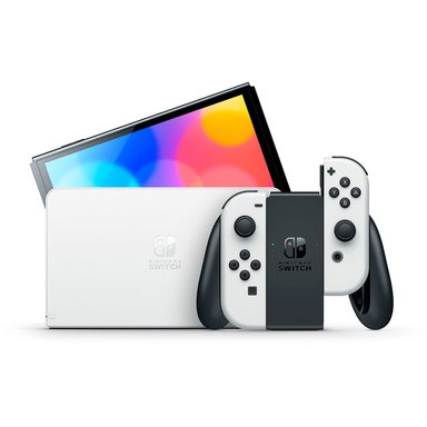 NINTENDO SWITCH OLED WHITE + SUPER MARIO WONDER - 2