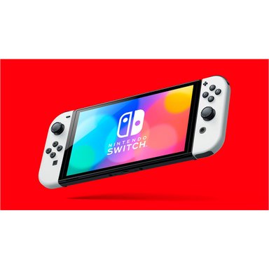 NINTENDO SWITCH OLED WHITE + SUPER MARIO WONDER - 3
