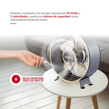 VENTILADOR SOBREMESA THOMAS TH-08BNM 25W - 3