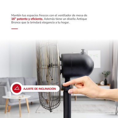 VENTILADOR SOBREMESA THOMAS TH-16BNM 50W - 4