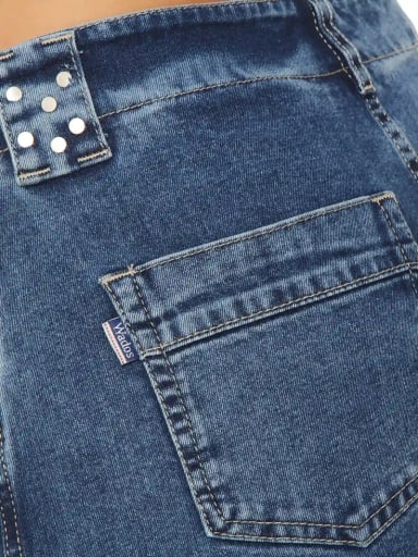 JEANS MUJER WADOS ALGODÓN WIDE LEG TIRO ALTO - 7