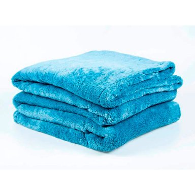 FRAZADA RIPLEY HOME FLUFFY 2 PLAZAS AZUL - 1