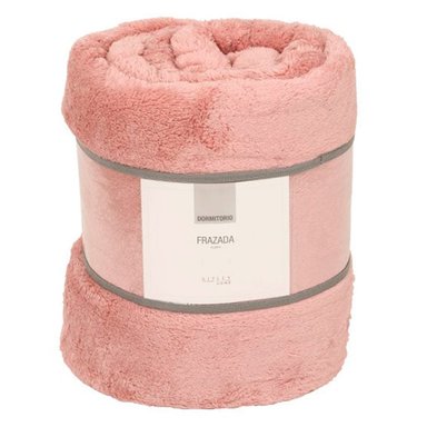 FRAZADA RIPLEY HOME FLUFFY 2 PLAZAS ROSA - 3