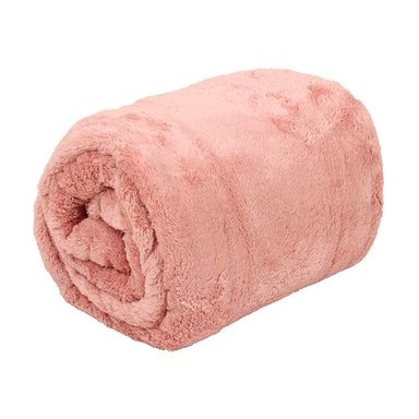 FRAZADA RIPLEY HOME FLUFFY KING ROSA - 1