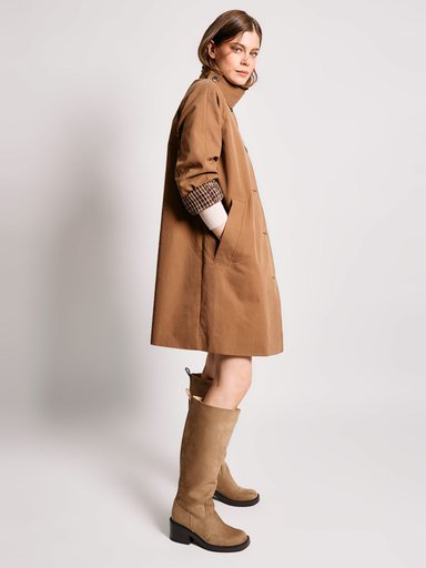 ABRIGO MUJER INDEX ALGODÓN TRENCH LARGO - 3