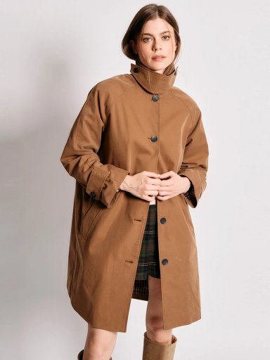 ABRIGO MUJER INDEX ALGODÓN TRENCH LARGO - 4